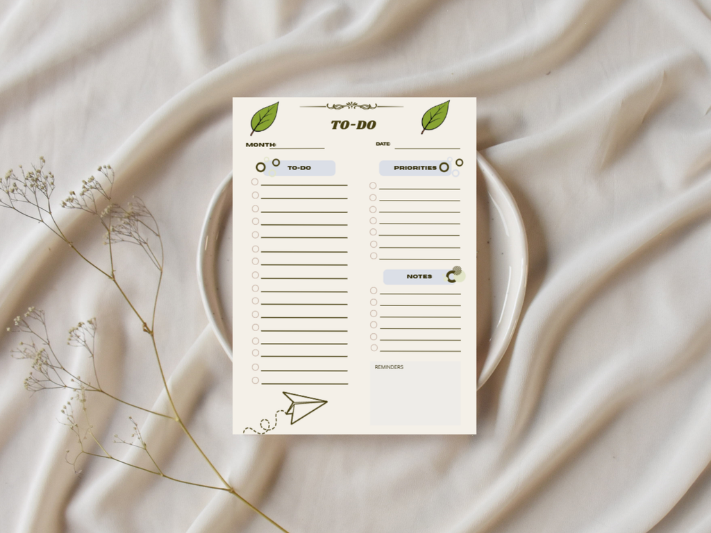 Productivity Planner | Stay Organized and Achieve Your Goals